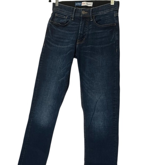 Old Navy Men's 360 Tech Stretch Dark Rinse Bootcut Jeans 28x34 - Picture 2 of 9